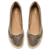 CLARKS WOMENS SHOE - GOLD LEATHER